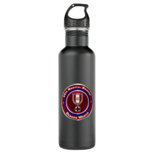 44th Medical Brigade “Dragon Medics” Stainless Steel Water Bottle