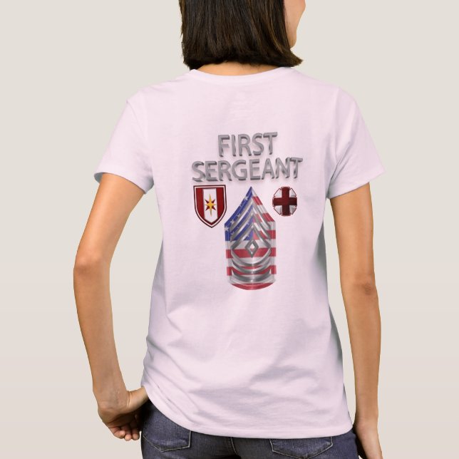 44th Medical Brigade First Sergeant T-Shirt (Back)