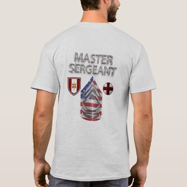 44th Medical Brigade Master Sergeant T-Shirt (Back)
