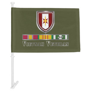 44th Medical Brigade Vietnam Veteran Car Flag