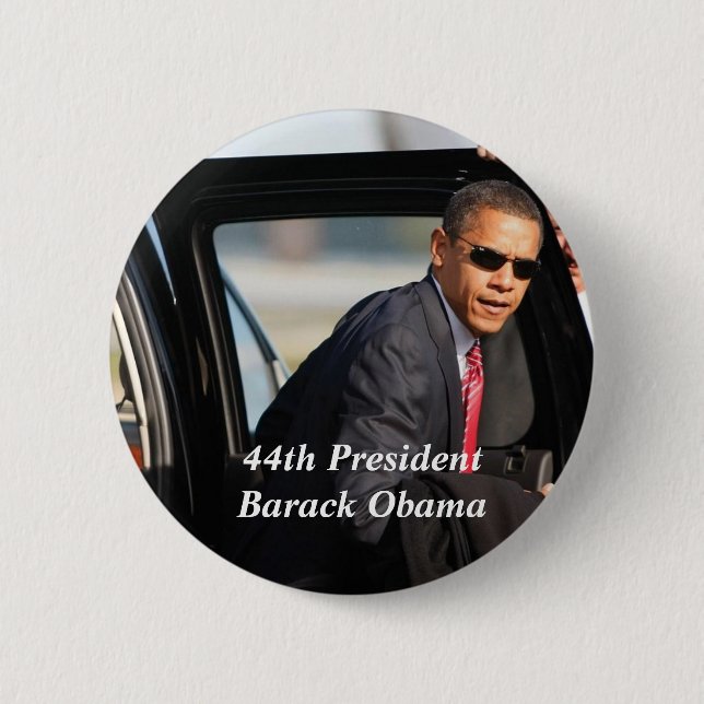 44th President Barack Obama Button (Front)