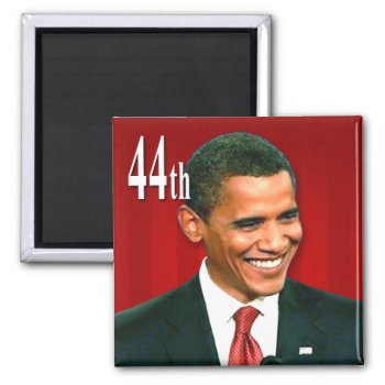 44th President Barack Obama Magnet by thebarackspot at Zazzle