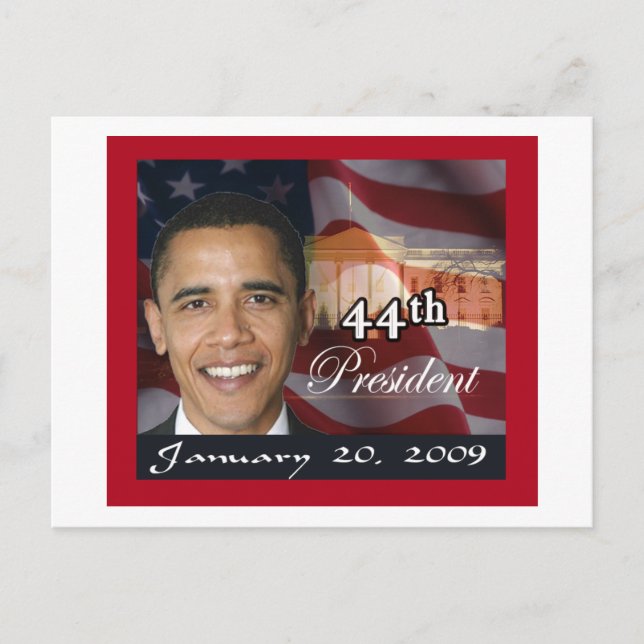 44th President Memorabilia Postcard (Front)