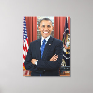 44th President Of the United States Barack Obama Canvas Print