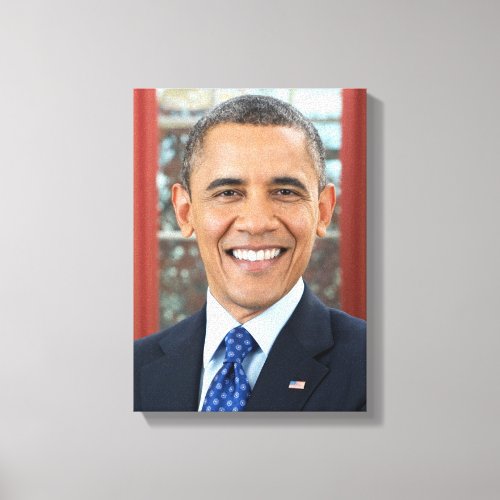 44th President Of the United States Barack Obama Canvas Print