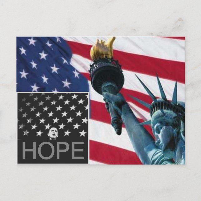 44th President of USA Postcard (Front)