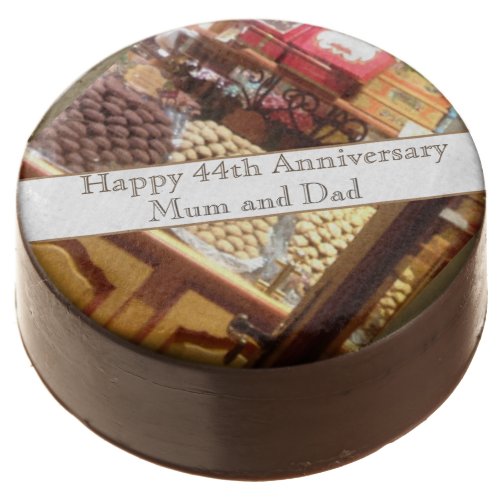44th Wedding Anniversary editable Chocolate Covered Oreo