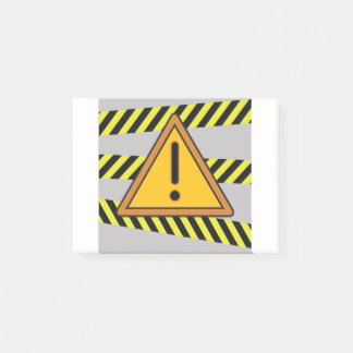 450danger sign post-it notes