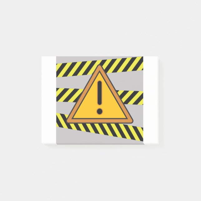 450danger sign post-it notes (Front)