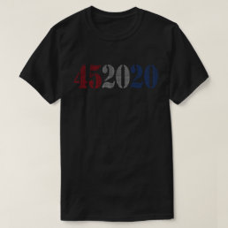 452020 Trump 45 in 2020 Trump President Again T-Shirt