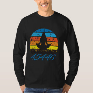 45446 Beige Af 45 Against 45 Yoga Namaste Retro Vi T-Shirt