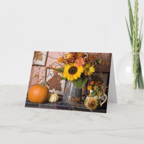 4549 autumn Still Life Birthday Card