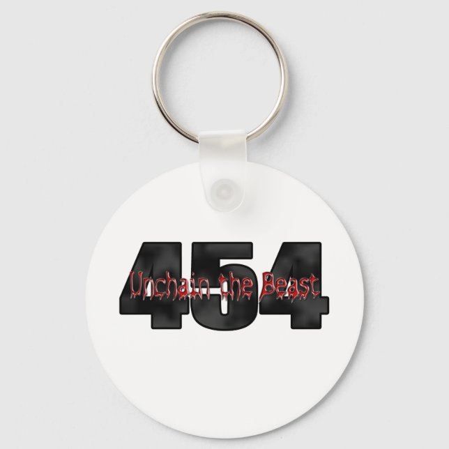 454 Big Block Beast Keychain (Front)