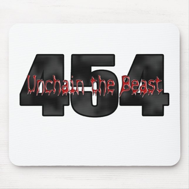 454 Big Block Beast Mouse Pad (Front)