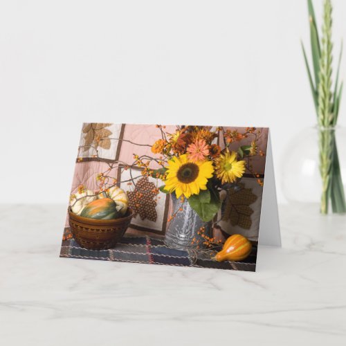 4553 Autumn Still Life Birthday Card