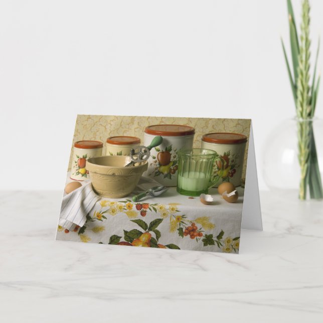 4558 Kitchen Canisters Mother's Day Card (Front)