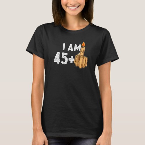 451 Middle Finger  46th Birthday Provocative T_Shirt