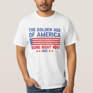 45 47 Donald Trump The Golden Age of America 2025 T-Shirt