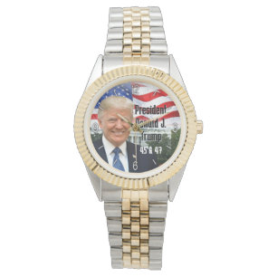 45 & 47 Keepsake President Donald J Trump Watch
