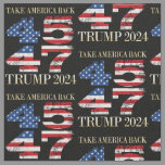 45 47 President Donald 2024 Trump America Quote Fabric