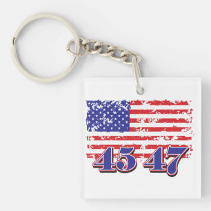 45-47 President TRump Keychain
