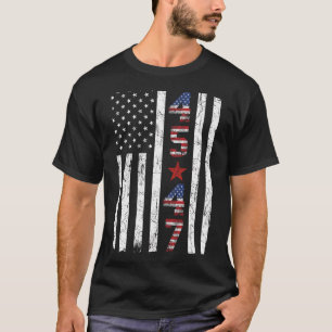 45 47 Trump President Inauguration Usa Retro Trump T-Shirt