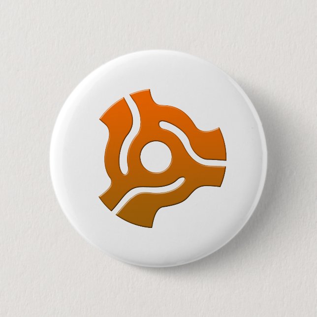 45 Adapter - Turntable Vinyl Record DJ Disc Jockey Button (Front)