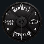 45 Barbell Clock<br><div class="desc">45 Barbell Clock made to decorate that empty wall in your home gym.</div>