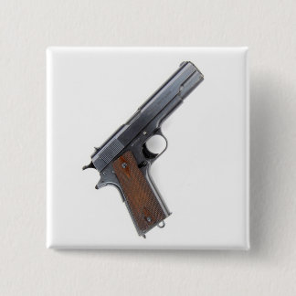 .45 Colt pistol Button