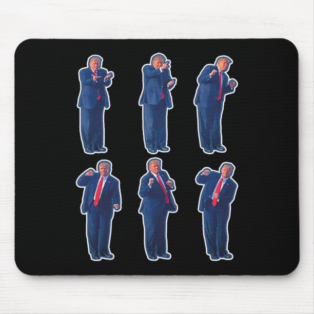 45 Dance Donald Trump 47th President Trump 1  Mouse Pad (Front)