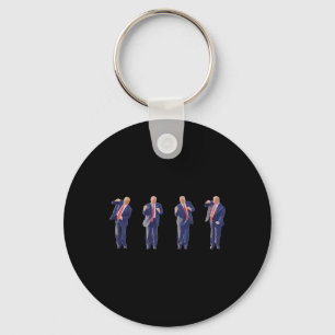 45 Dance Donald Trump 47th President Trump Keychain