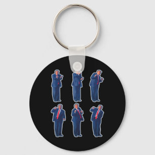 45 Dance President Donald J Trump 2024 Never Surre Keychain