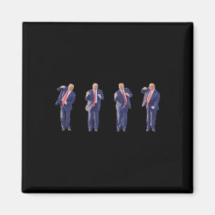 45 Dance President Donald J Trump 2024 Never Surre Magnet
