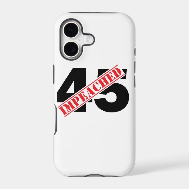 45 Impeached Iphone Case (Back)