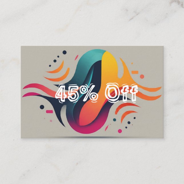 45 % Incredible Savings Guaranteed! Discount Card (Front)