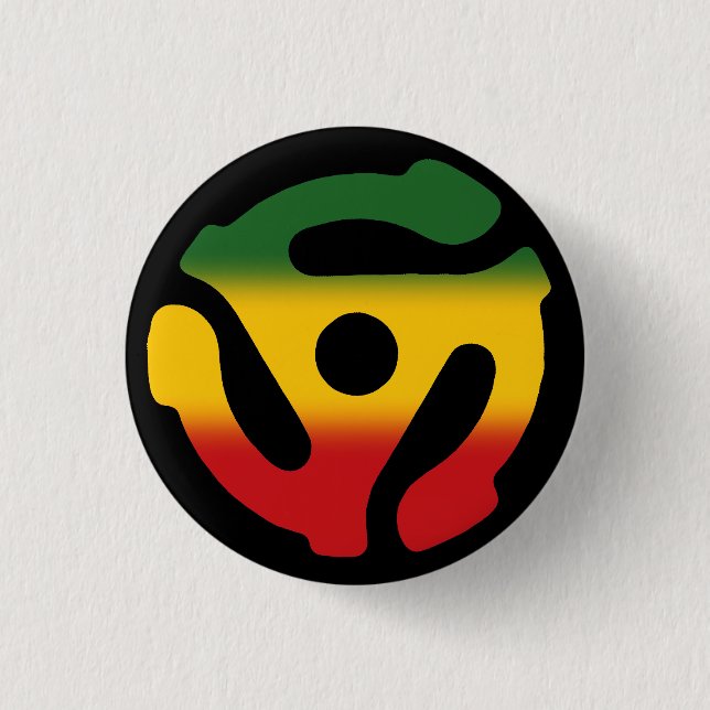 45 Insert Pin: Reggae Version Button (Front)