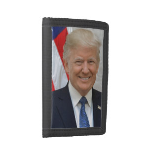 45 President Donald Trump1 Trifold Wallet