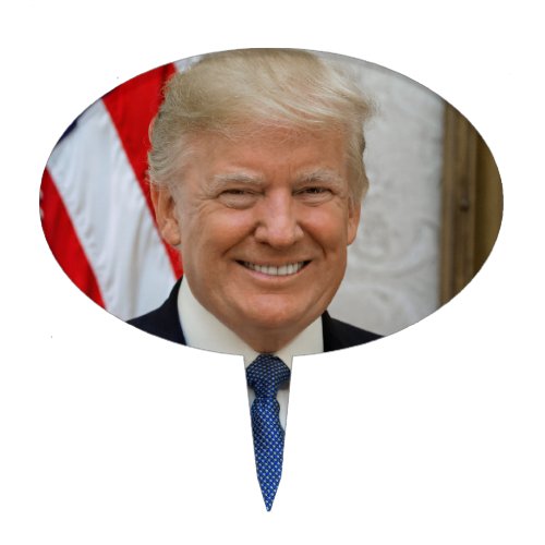 45 President Donald Trump Cake Topper