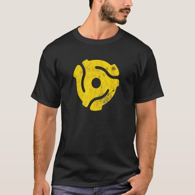 45 Record Adapter 45 Rpm Adapter 45 Spindle Adapte T-Shirt (Front)