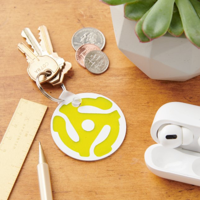 45 Record Adaptor Keychain (Desk)