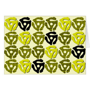 45 Record Insert Blank Card