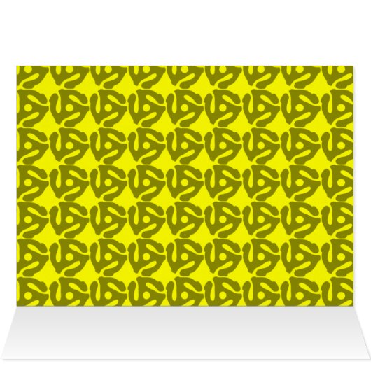 45 Record Insert Blank Card (Inside Horizontal (Top))