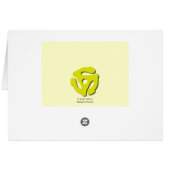 45 Record Insert Blank Card (Back Horizontal)