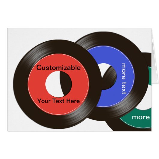 45 Records Customizable (Front Horizontal)