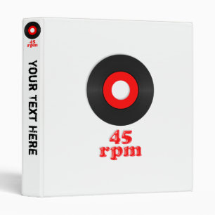 45 rpm Binder Template