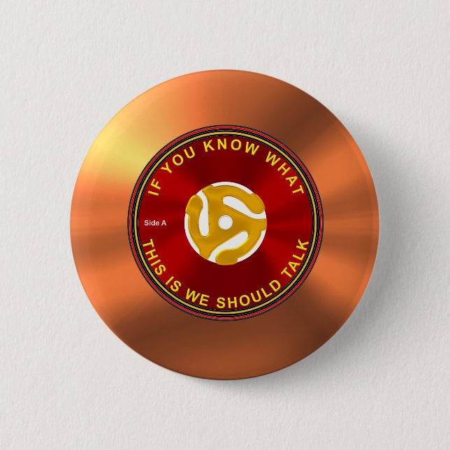 45 rpm Ice Breaker Button (Front)
