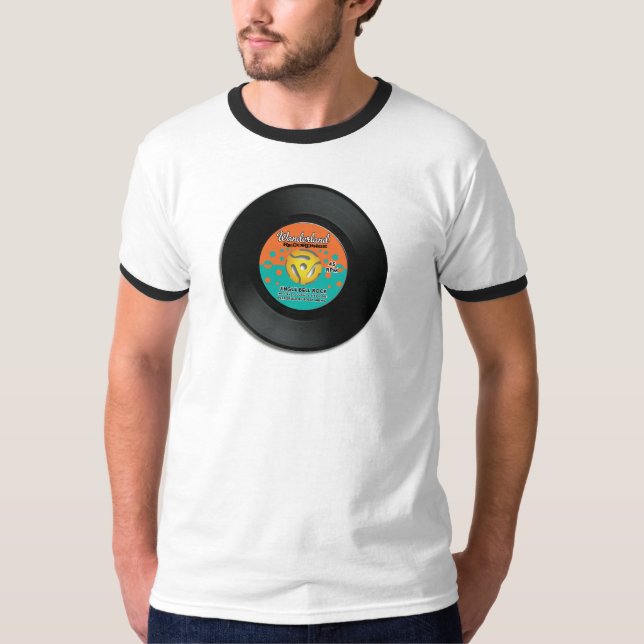 45 RPM Jingle Bell Rock Christmas T Shirt (Front)