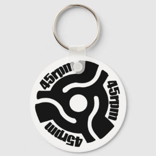 45 rpm keychain