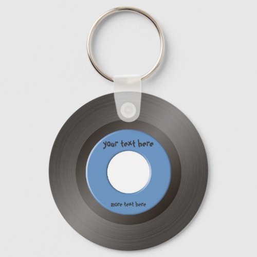 45 RPM Keychain