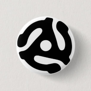 45 RPM record adapter Button